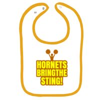 Infant Contrast Trim Terry Bib Thumbnail