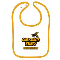 Infant Contrast Trim Terry Bib Thumbnail