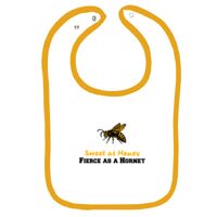 Infant Contrast Trim Terry Bib Thumbnail