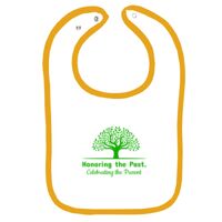 Infant Contrast Trim Terry Bib Thumbnail