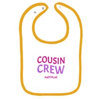 Infant Contrast Trim Terry Bib Thumbnail