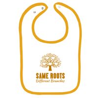 Infant Contrast Trim Terry Bib Thumbnail