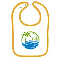 Infant Contrast Trim Terry Bib Thumbnail