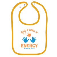 Infant Contrast Trim Terry Bib Thumbnail