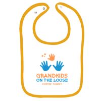 Infant Contrast Trim Terry Bib Thumbnail