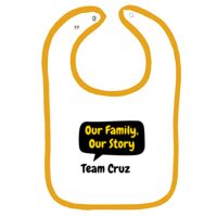 Infant Contrast Trim Terry Bib Thumbnail