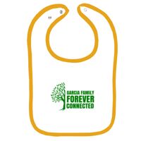 Infant Contrast Trim Terry Bib Thumbnail