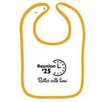 Infant Contrast Trim Terry Bib Thumbnail