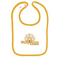 Infant Contrast Trim Terry Bib Thumbnail