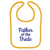 Infant Contrast Trim Terry Bib Thumbnail