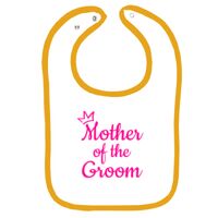 Infant Contrast Trim Terry Bib Thumbnail