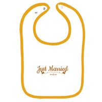 Infant Contrast Trim Terry Bib Thumbnail