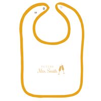 Infant Contrast Trim Terry Bib Thumbnail