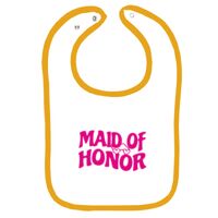 Infant Contrast Trim Terry Bib Thumbnail