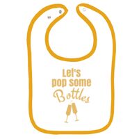 Infant Contrast Trim Terry Bib Thumbnail