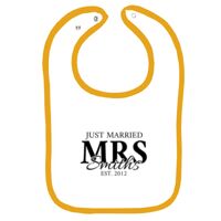 Infant Contrast Trim Terry Bib Thumbnail