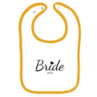 Infant Contrast Trim Terry Bib Thumbnail