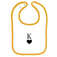 Infant Contrast Trim Terry Bib Thumbnail