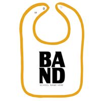 Infant Contrast Trim Terry Bib Thumbnail