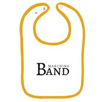 Infant Contrast Trim Terry Bib Thumbnail