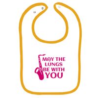 Infant Contrast Trim Terry Bib Thumbnail