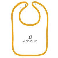 Infant Contrast Trim Terry Bib Thumbnail