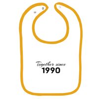 Infant Contrast Trim Terry Bib Thumbnail