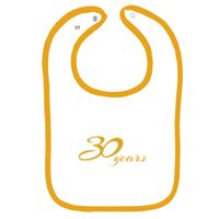 Infant Contrast Trim Terry Bib Thumbnail