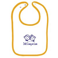 Infant Contrast Trim Terry Bib Thumbnail