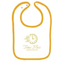 Infant Contrast Trim Terry Bib Thumbnail