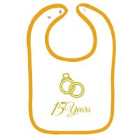 Infant Contrast Trim Terry Bib Thumbnail