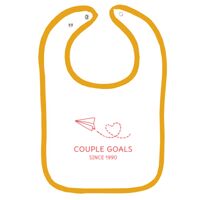 Infant Contrast Trim Terry Bib Thumbnail