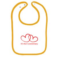 Infant Contrast Trim Terry Bib Thumbnail