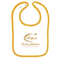 Infant Contrast Trim Terry Bib Thumbnail