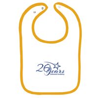 Infant Contrast Trim Terry Bib Thumbnail