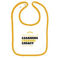 Infant Contrast Trim Terry Bib Thumbnail