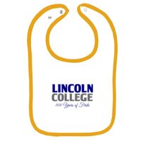 Infant Contrast Trim Terry Bib Thumbnail