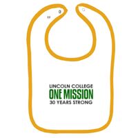 Infant Contrast Trim Terry Bib Thumbnail