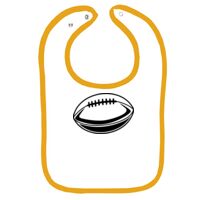 Infant Contrast Trim Terry Bib Thumbnail