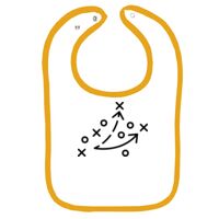 Infant Contrast Trim Terry Bib Thumbnail