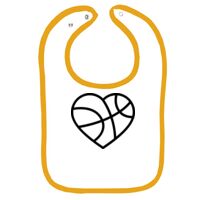 Infant Contrast Trim Terry Bib Thumbnail