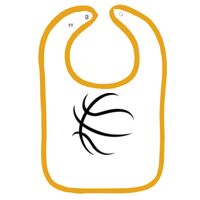 Infant Contrast Trim Terry Bib Thumbnail