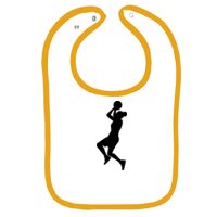 Infant Contrast Trim Terry Bib Thumbnail