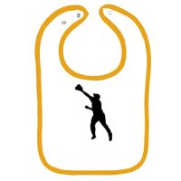 Infant Contrast Trim Terry Bib Thumbnail