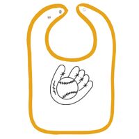 Infant Contrast Trim Terry Bib Thumbnail