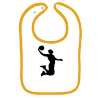 Infant Contrast Trim Terry Bib Thumbnail