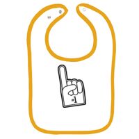 Infant Contrast Trim Terry Bib Thumbnail