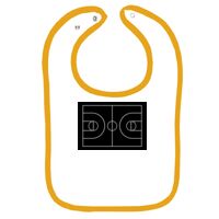 Infant Contrast Trim Terry Bib Thumbnail