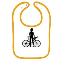 Infant Contrast Trim Terry Bib Thumbnail