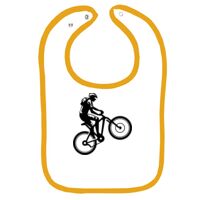 Infant Contrast Trim Terry Bib Thumbnail